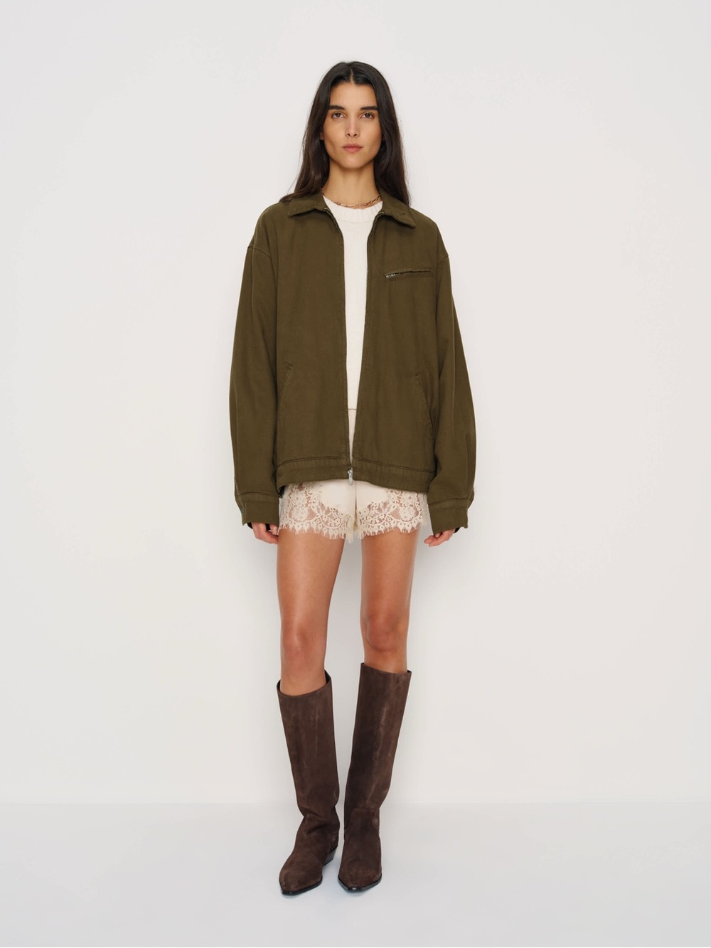 Reformation Marco Bomber Jacket size S